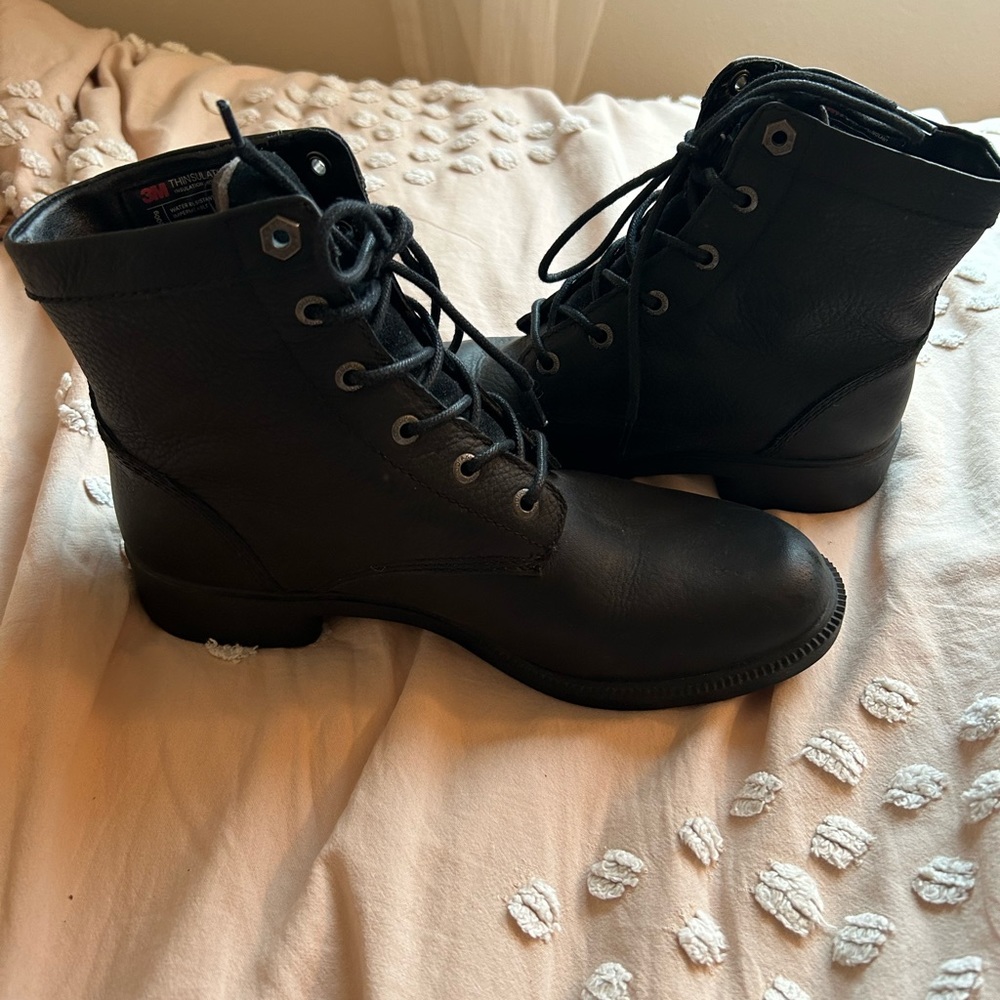 Kodiak W9 Leather Weatherproof Black Combat Boot